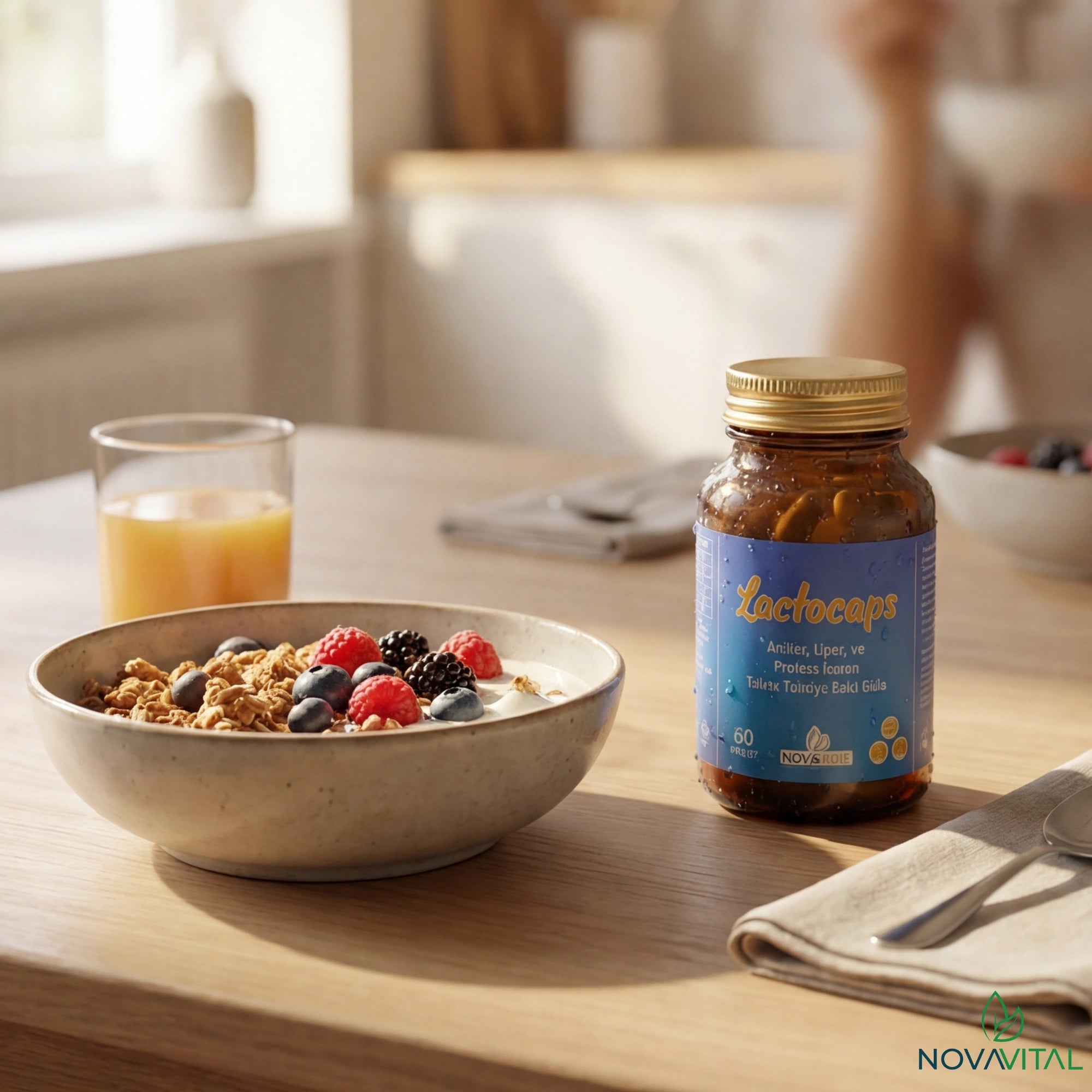 Lactocaps - Bağırsak Sağlığı ve Sindirim Desteği | 6 Enzim Kompleksi