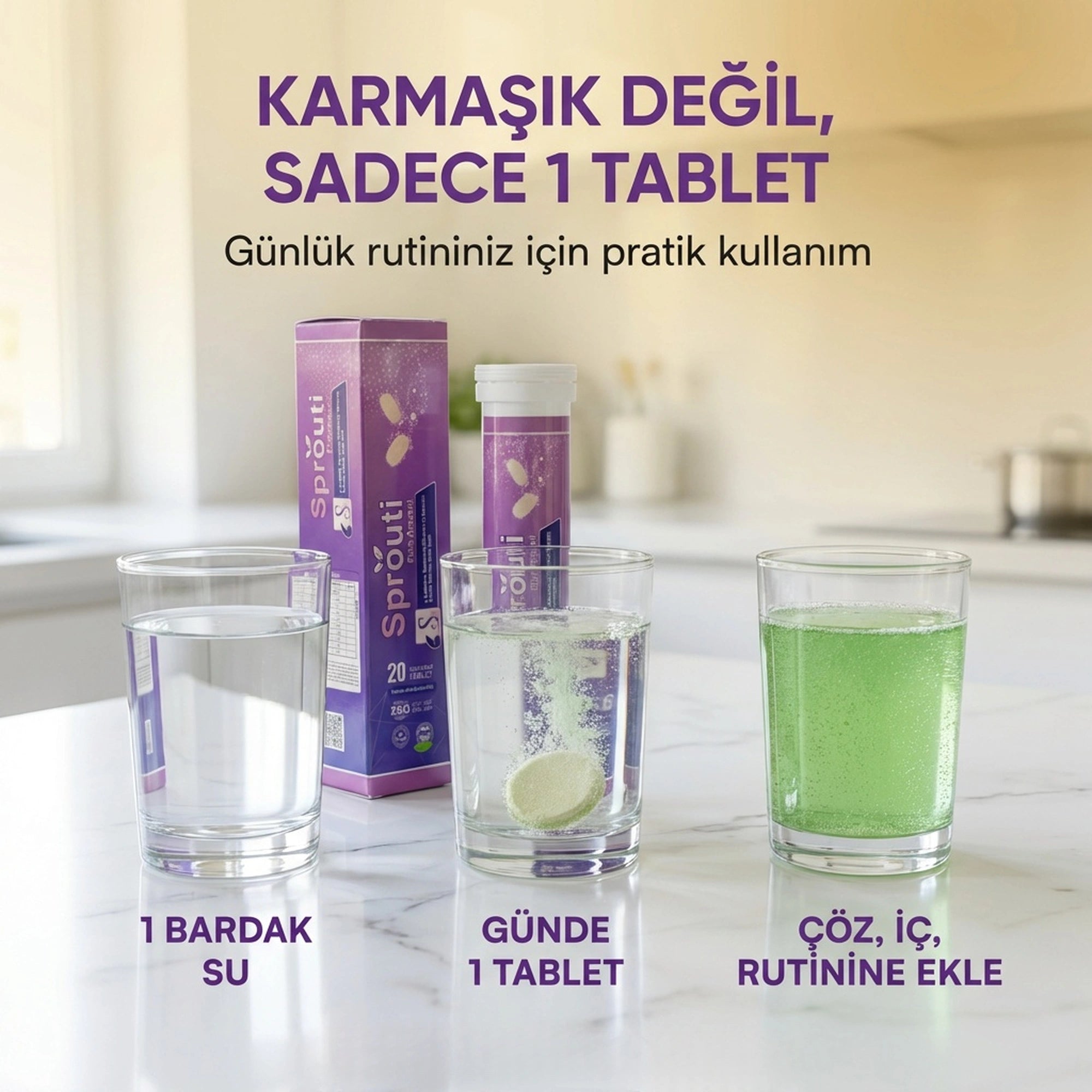 Zayıflamayı Destekleyici Takviye Gıda Sprouti