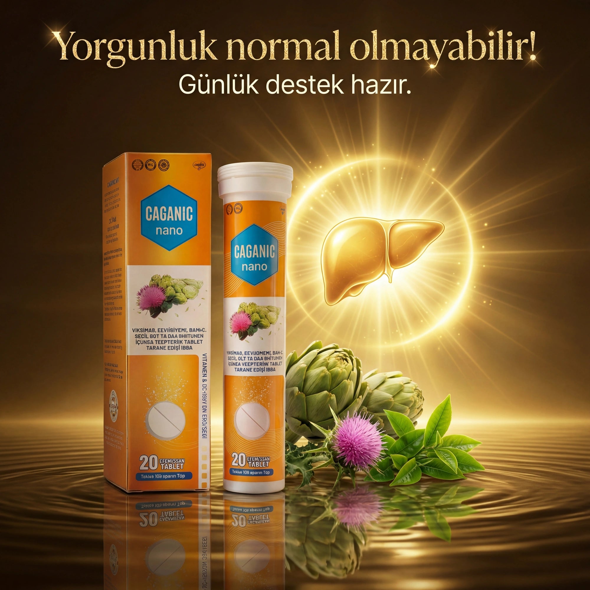 Caganic Nano - Karaciğer Sağlığı Desteği | Efervasan Tablet
