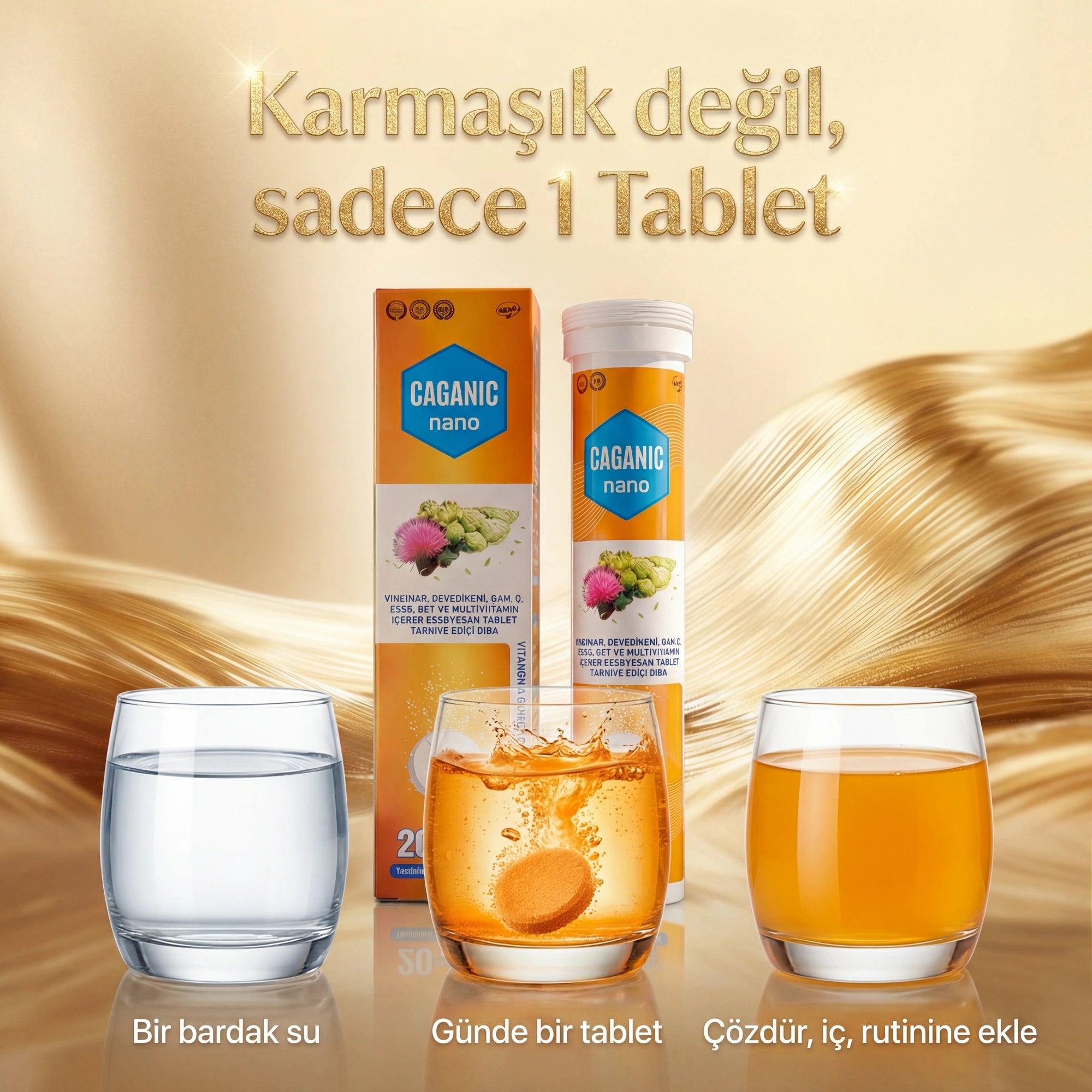 Caganic Nano - Karaciğer Sağlığı Desteği | Efervasan Tablet